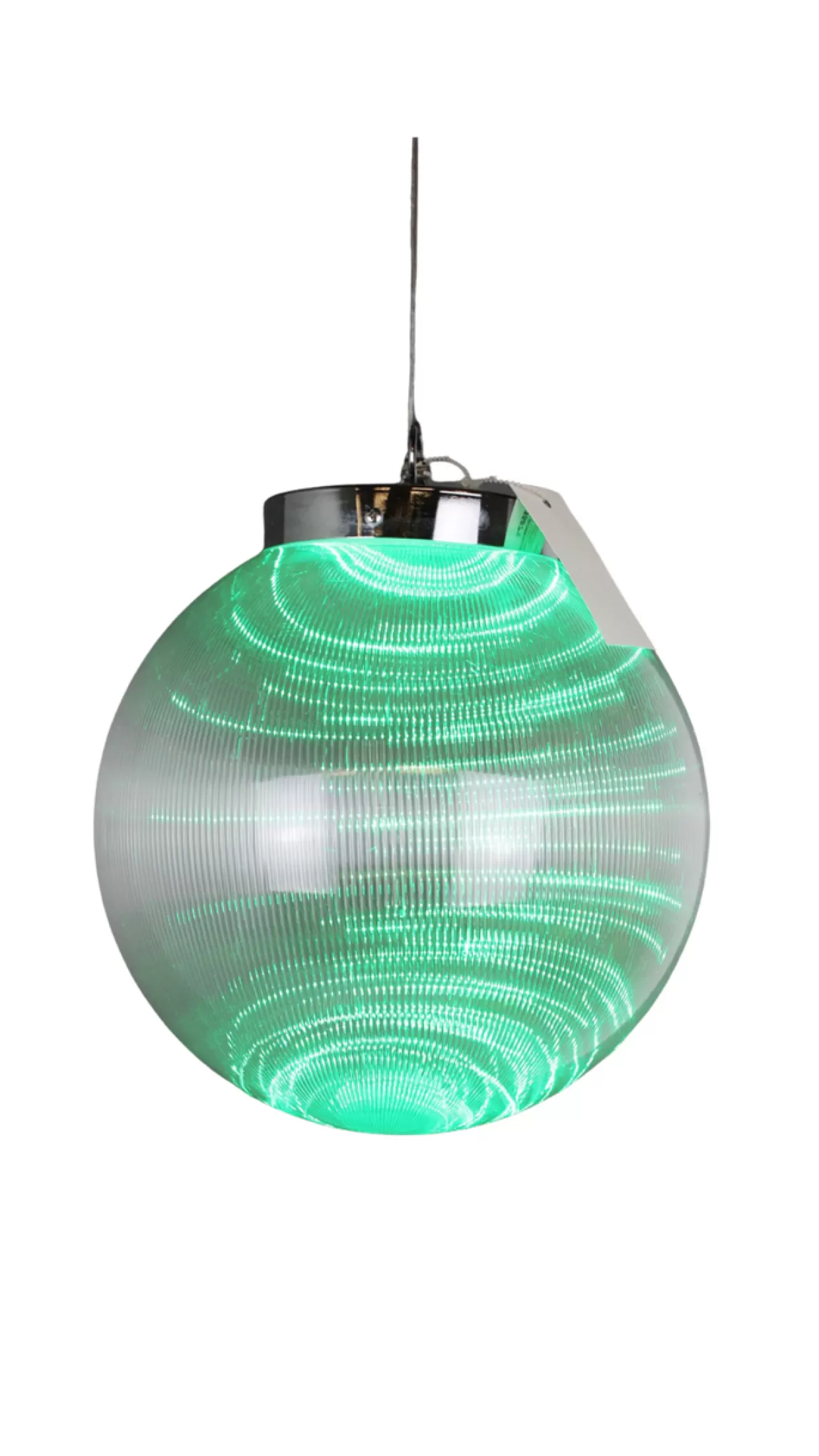 Decorator's Warehouse 10" Borealis Ball Lighted LED - Green