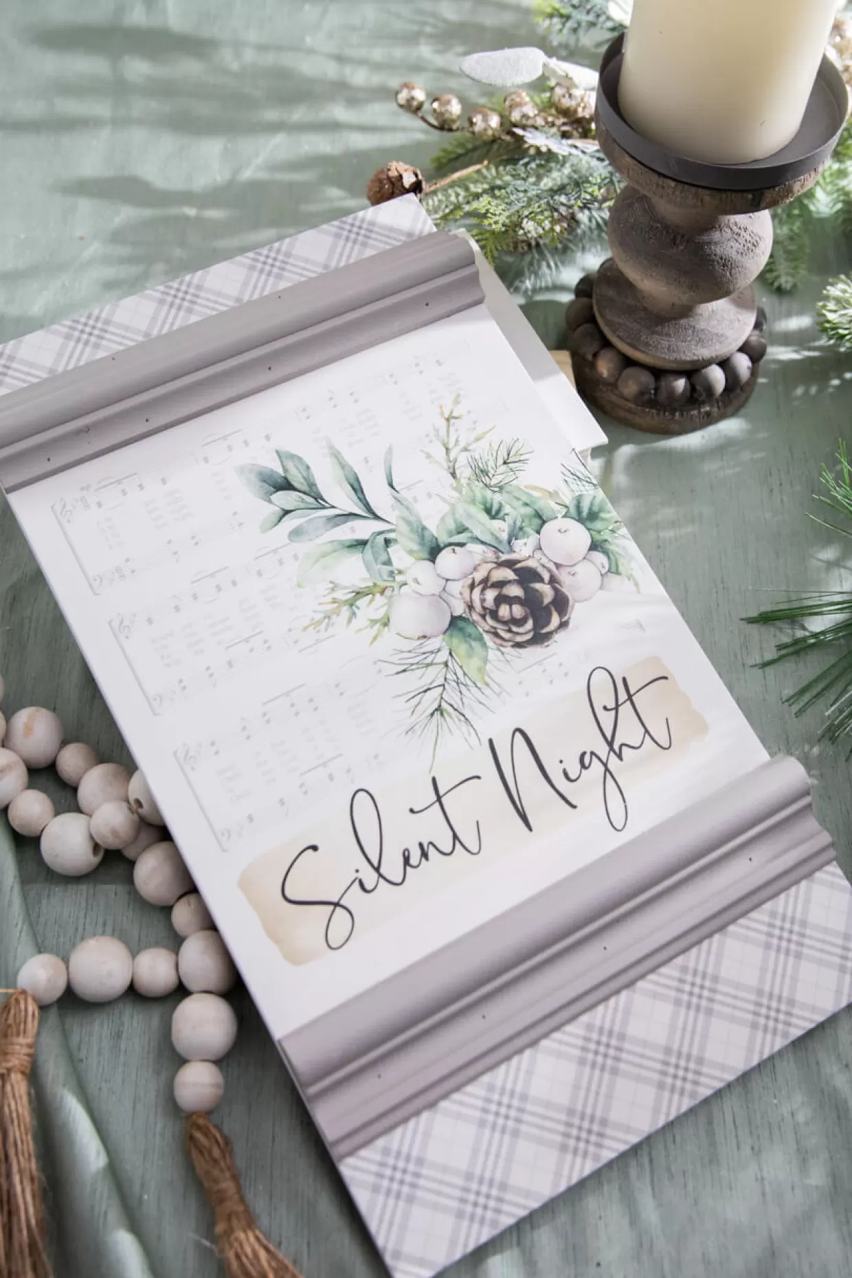 Decorator's Warehouse 15” Silent Night Wood Sign