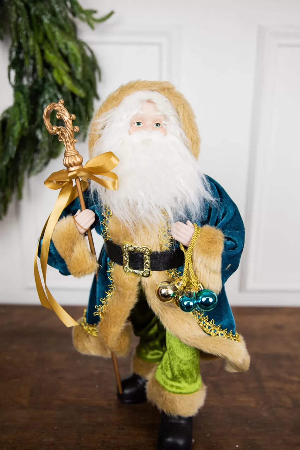 Decorator's Warehouse 18” Santa Figure - Blue Coat