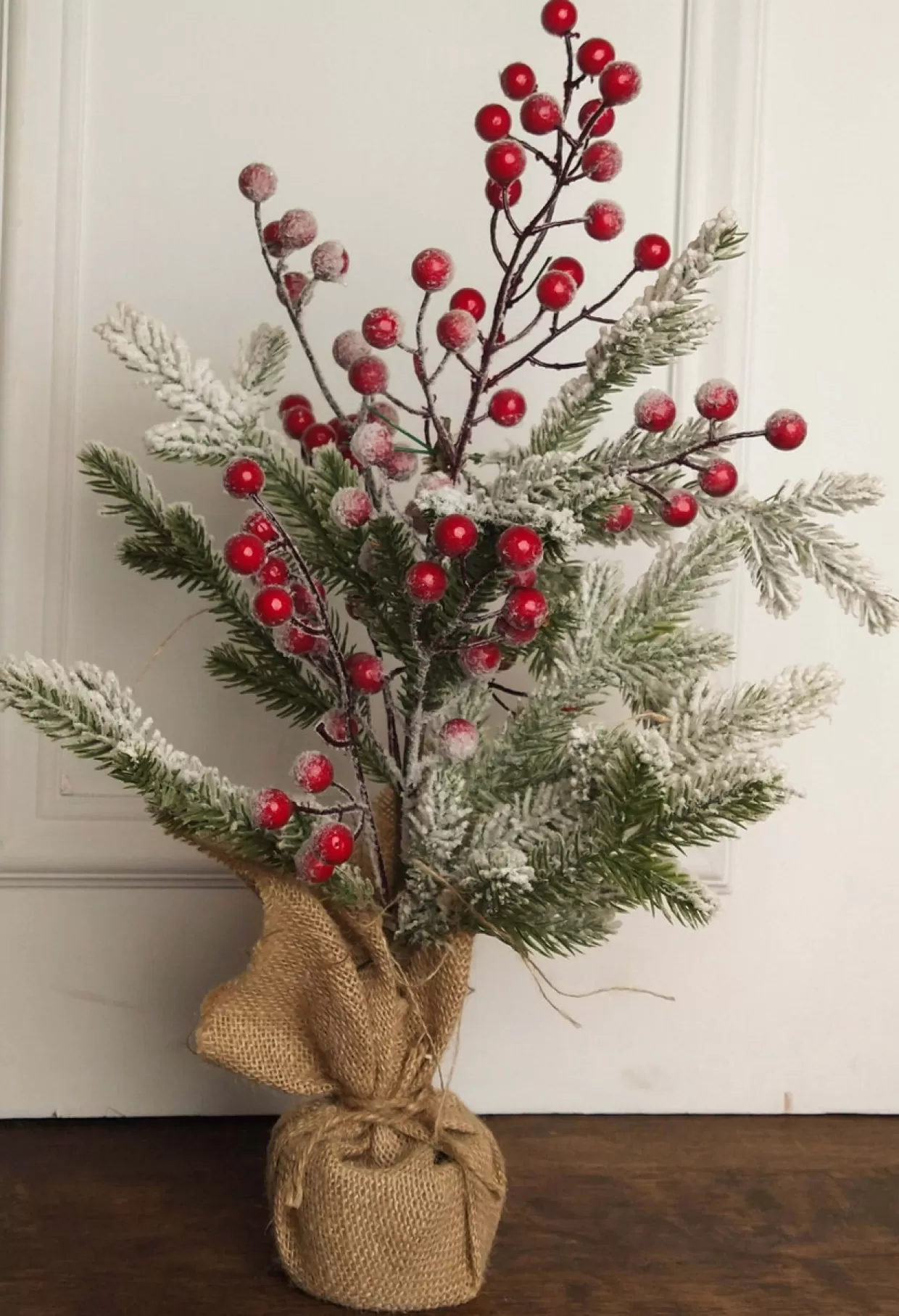 Decorator's Warehouse 19” Frosted Tree With Berries