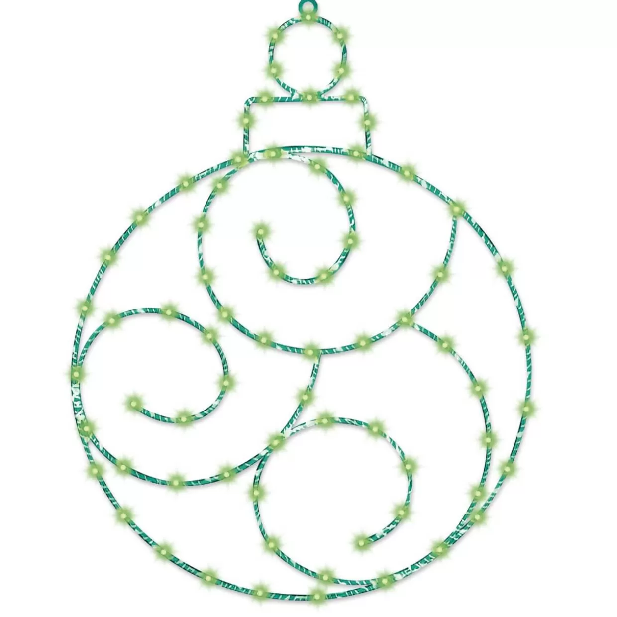 Decorator's Warehouse 24" Green Twinkling Fairy Copper Wire LED Ornament - 190 Lights