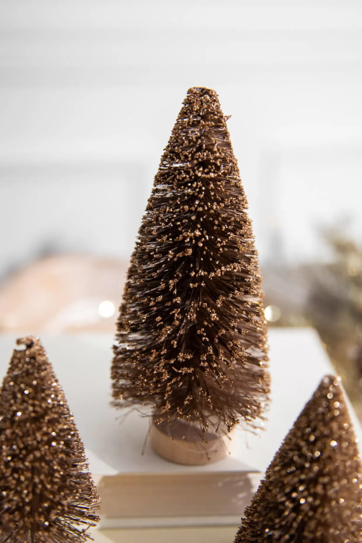 Decorator's Warehouse 6” Champagne Bottle Brush Tree