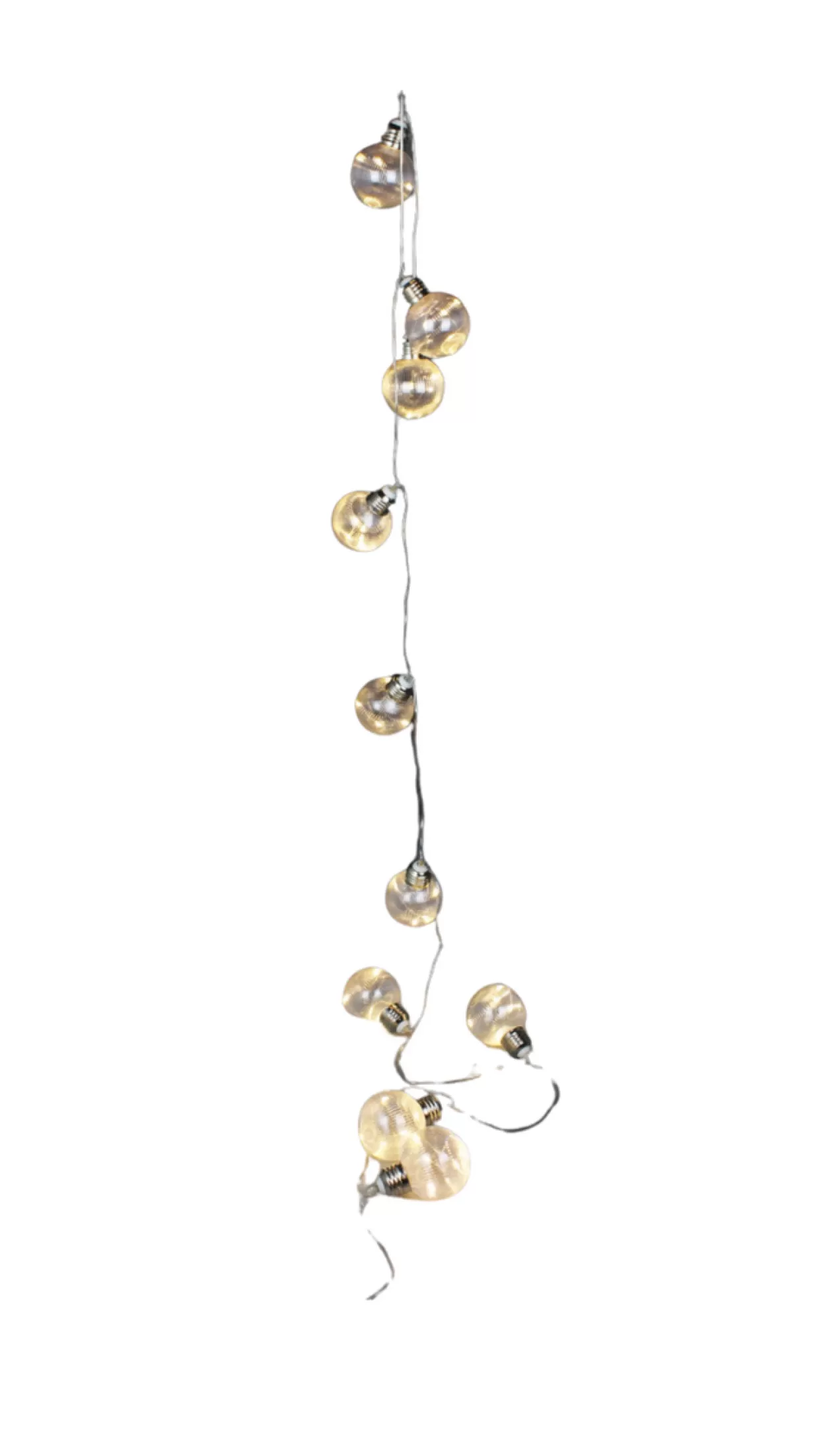 Decorator's Warehouse 6 Cm X 6.5' Plastic Ball LED Garland - Warm White