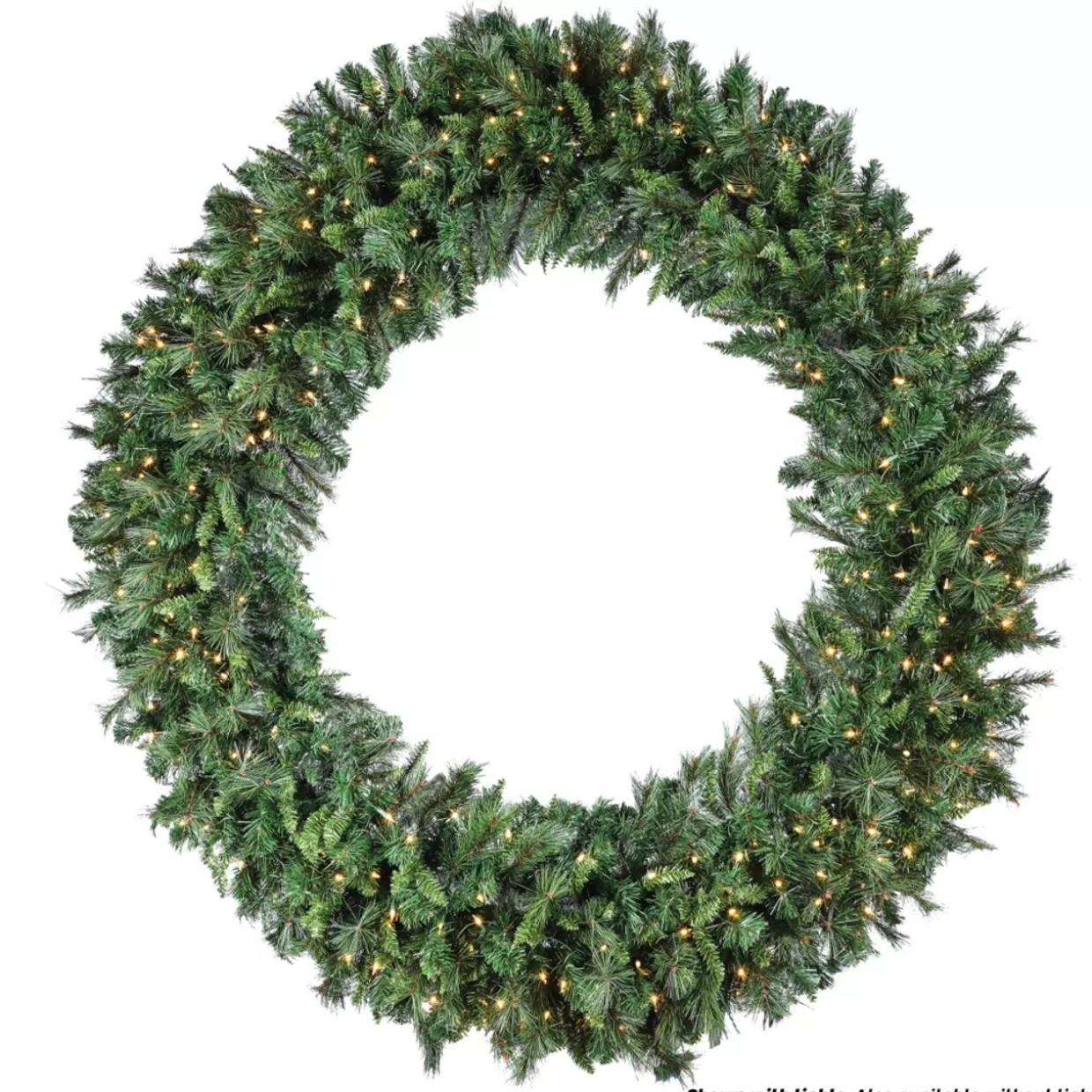 Decorator's Warehouse 72" LED Belgium Wreath (Warm White)