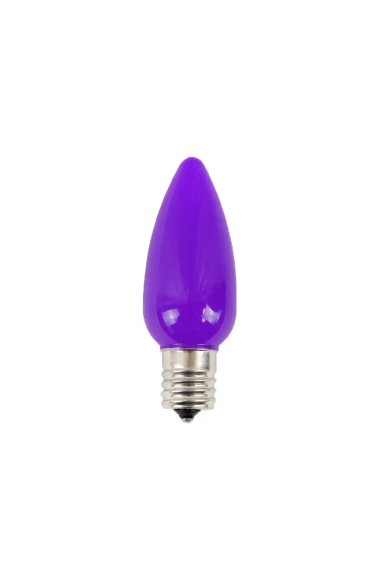 Decorator's Warehouse C9 Platinum Elite LED SMD Bulb (25 Bulbs/bag) - Frosted, Purple