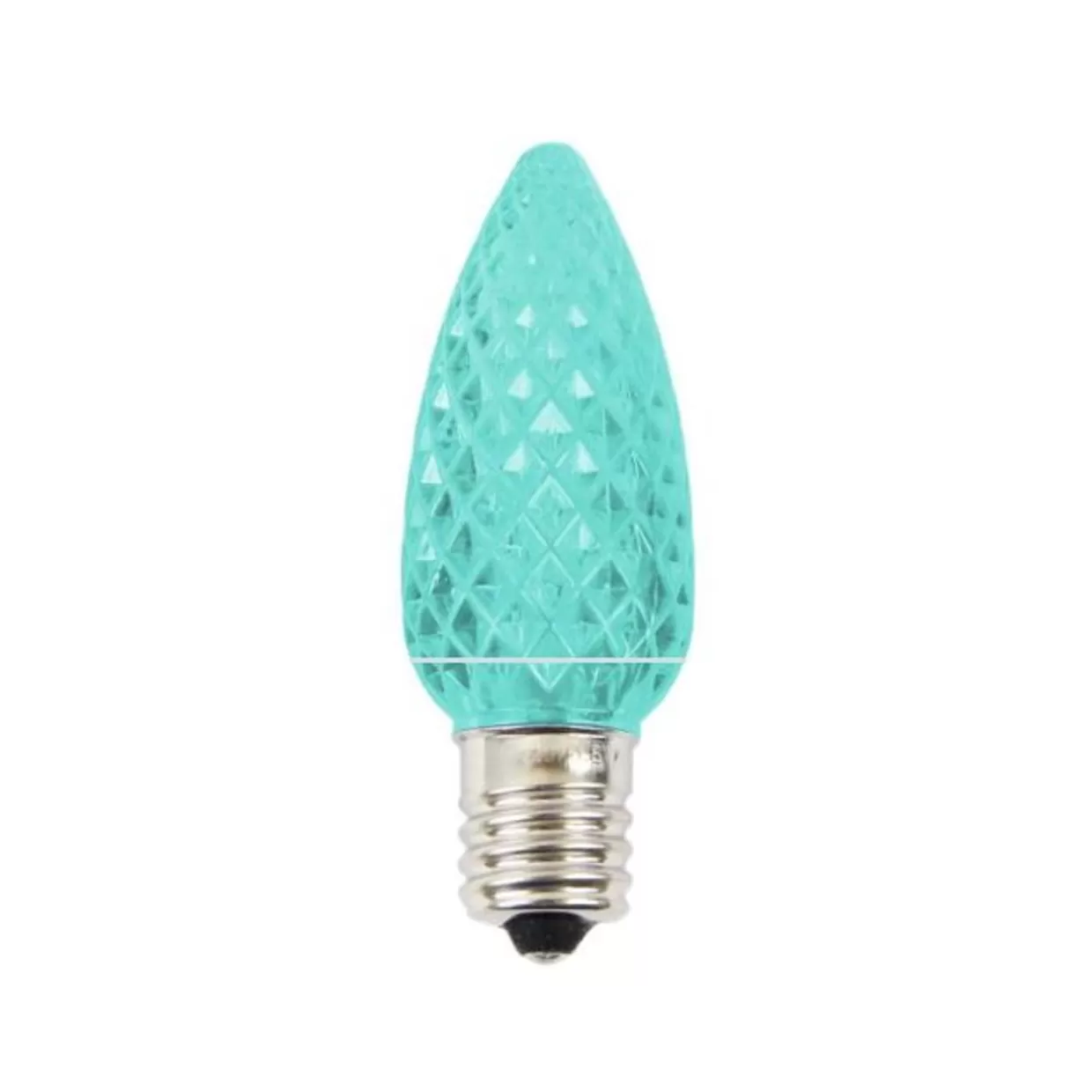 Decorator's Warehouse C9 Platinum Elite LED SMD Bulb (25 Bulbs/bag) - Faceted, Teal