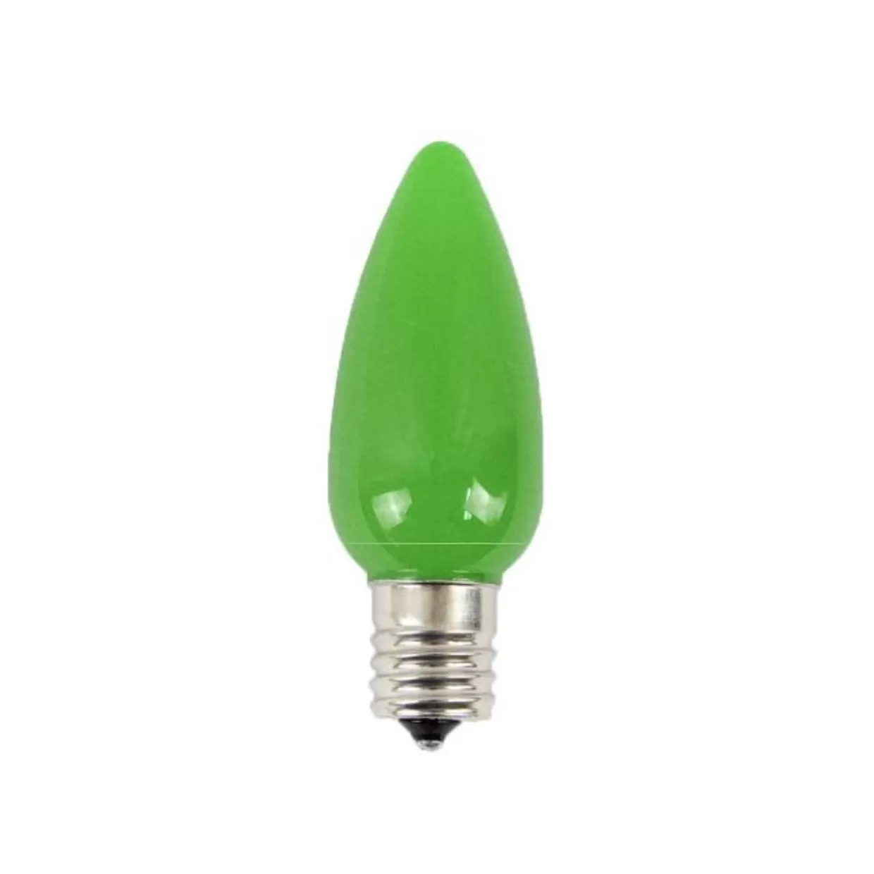 Decorator's Warehouse C9 Platinum Elite LED SMD Bulb (25 Bulbs/bag) - Frosted, Green