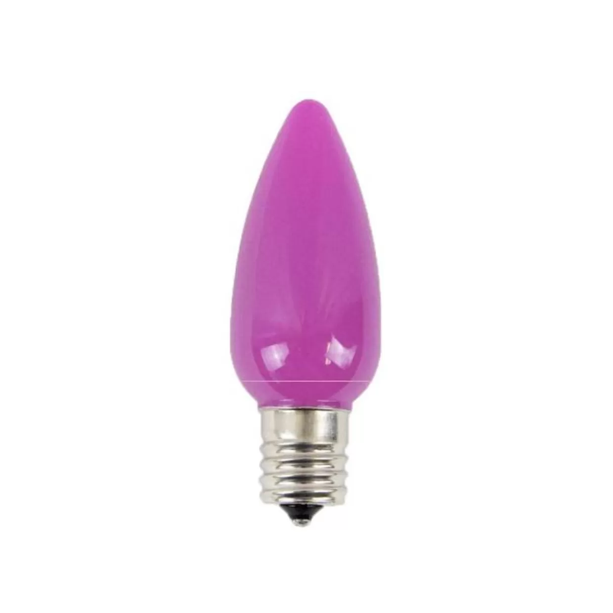 Decorator's Warehouse C9 Platinum Elite LED SMD Bulb (25 Bulbs/bag) - Frosted, Pink