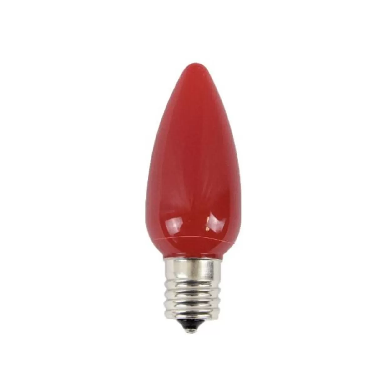 Decorator's Warehouse C9 Platinum Elite LED SMD Bulb (25 Bulbs/bag) - Frosted, Red