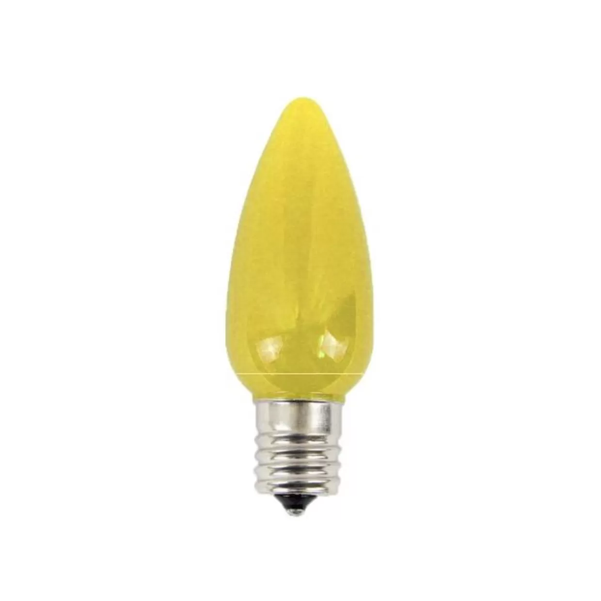 Decorator's Warehouse C9 Platinum Elite LED SMD Bulb (25 Bulbs/bag) - Frosted, Yellow