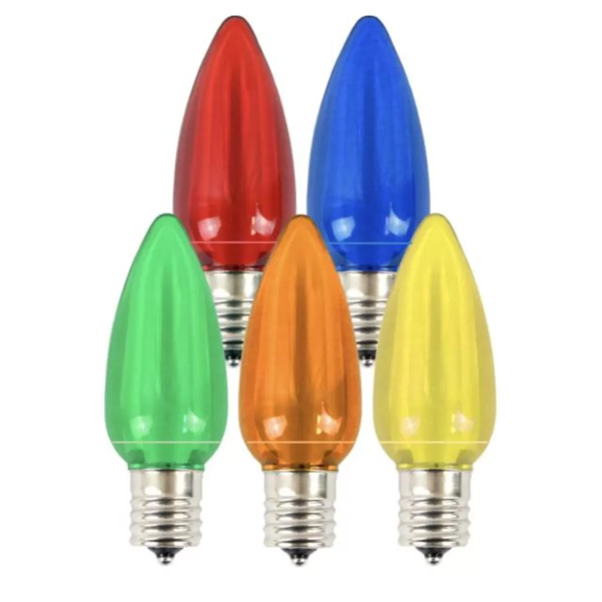 Decorator's Warehouse C9 Platinum Elite LED SMD Bulb (25 Bulbs/bag) - Smooth, Multi