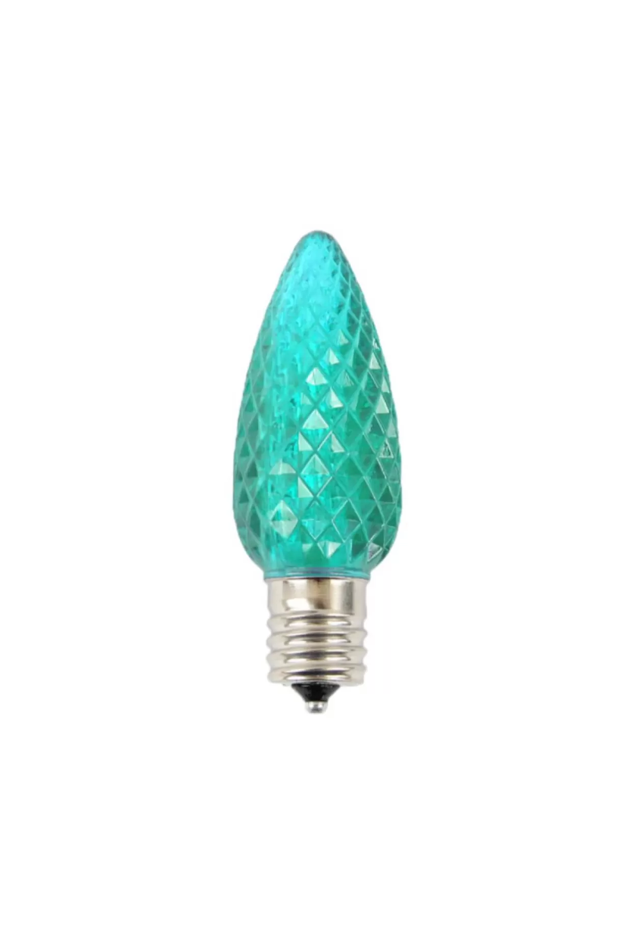 Decorator's Warehouse C9 Wonderful LED SMD Bulb (25 Bulbs/bag) - Faceted, Teal