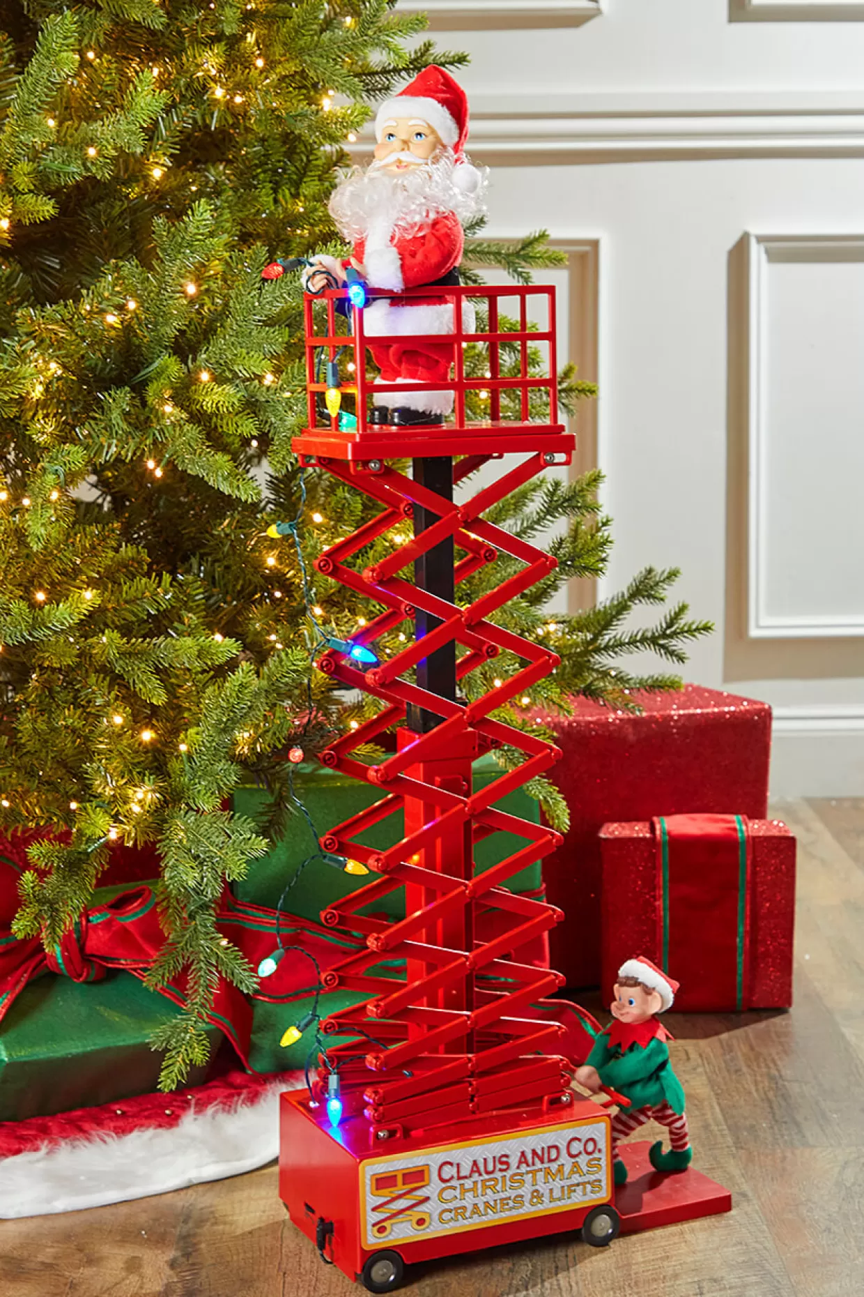 Decorator's Warehouse Mr. Christmas Santa's Lift