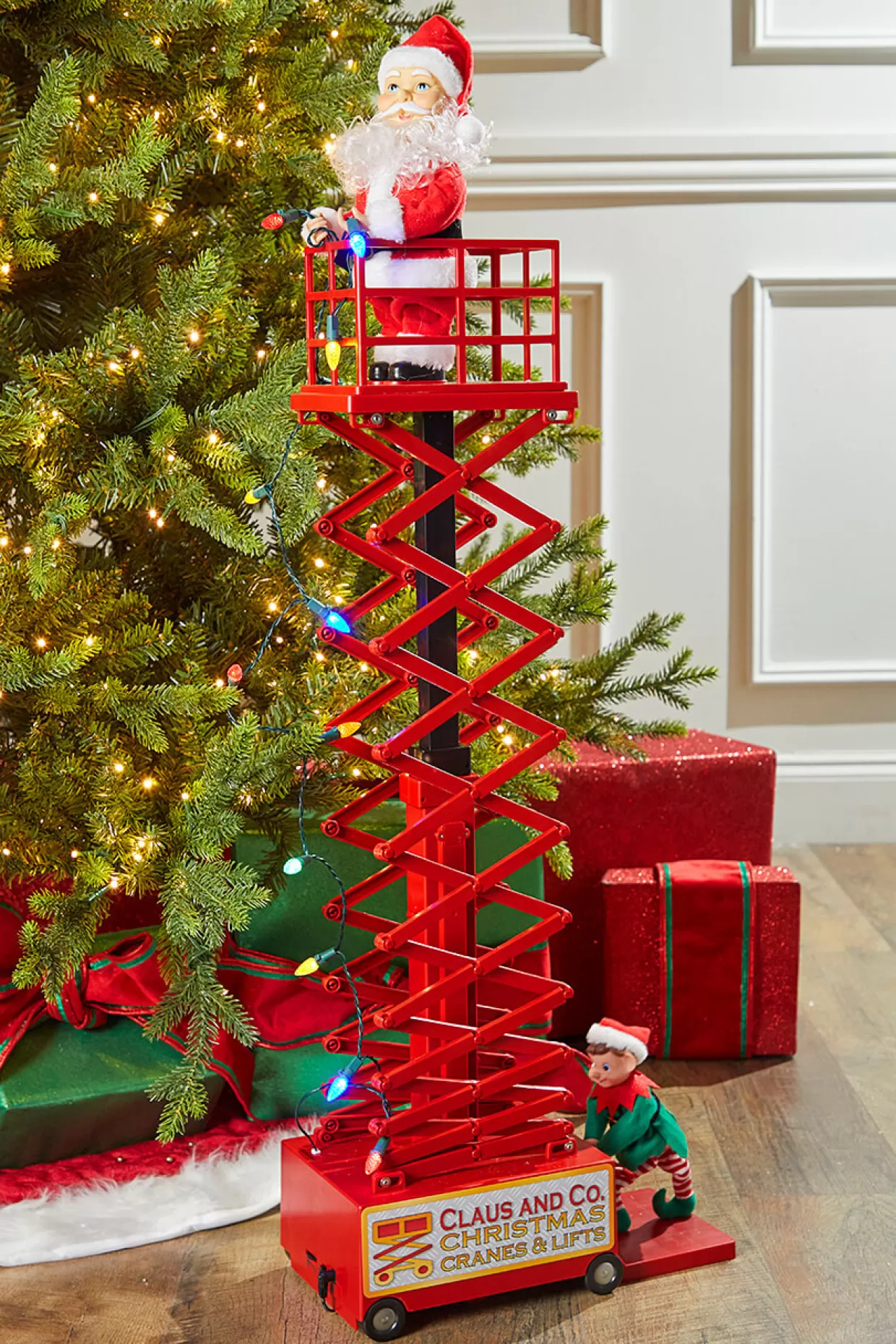 Decorator's Warehouse Mr. Christmas Santa's Lift
